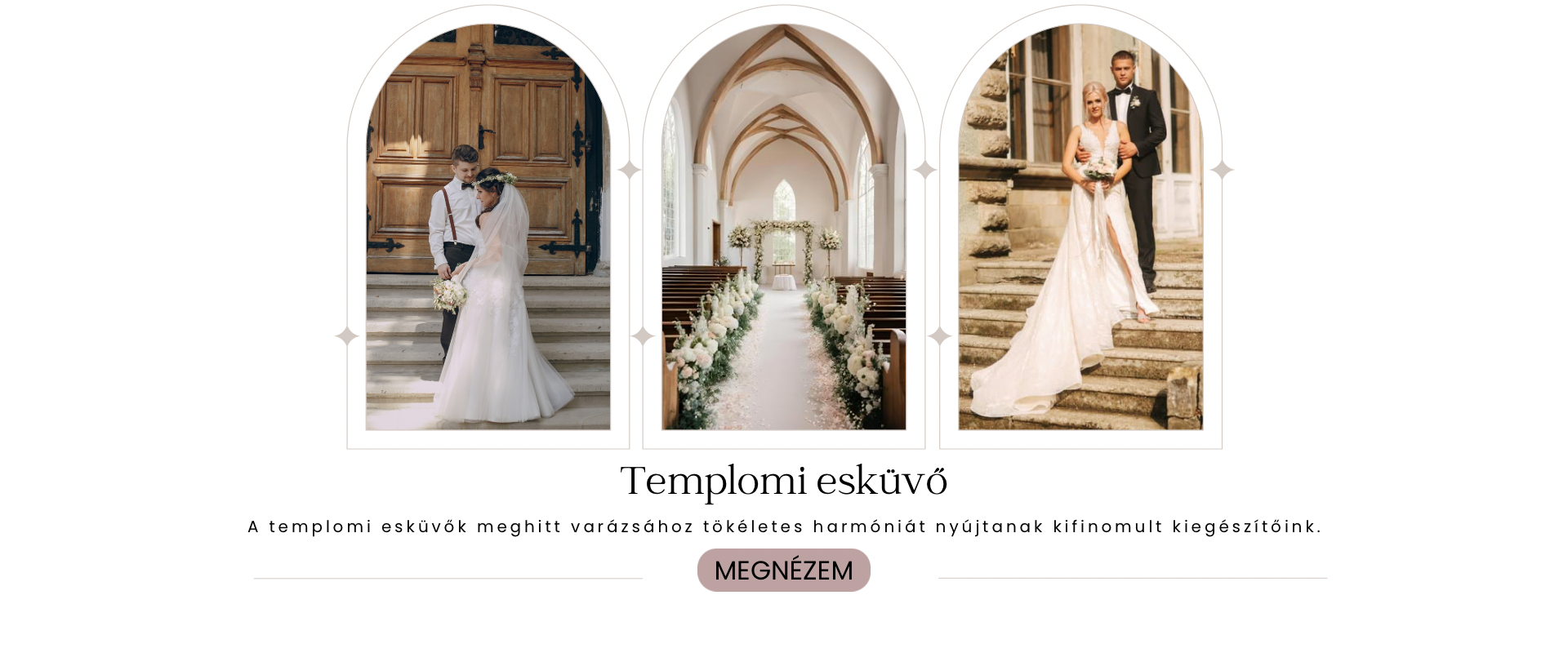 Templomi esküvő